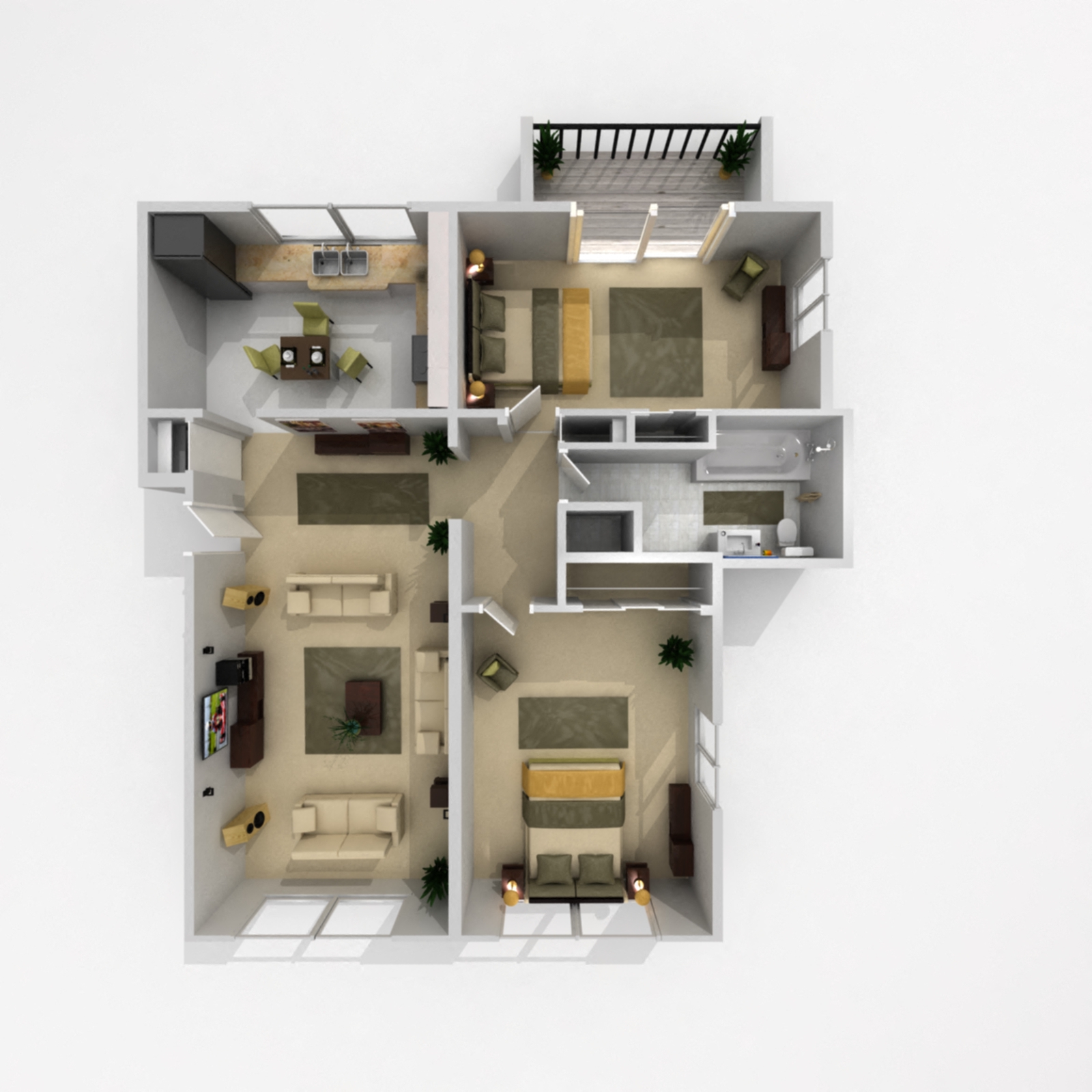 7616 Pierce Street 1-3 Beds Apartment for Rent - Photo Gallery 18